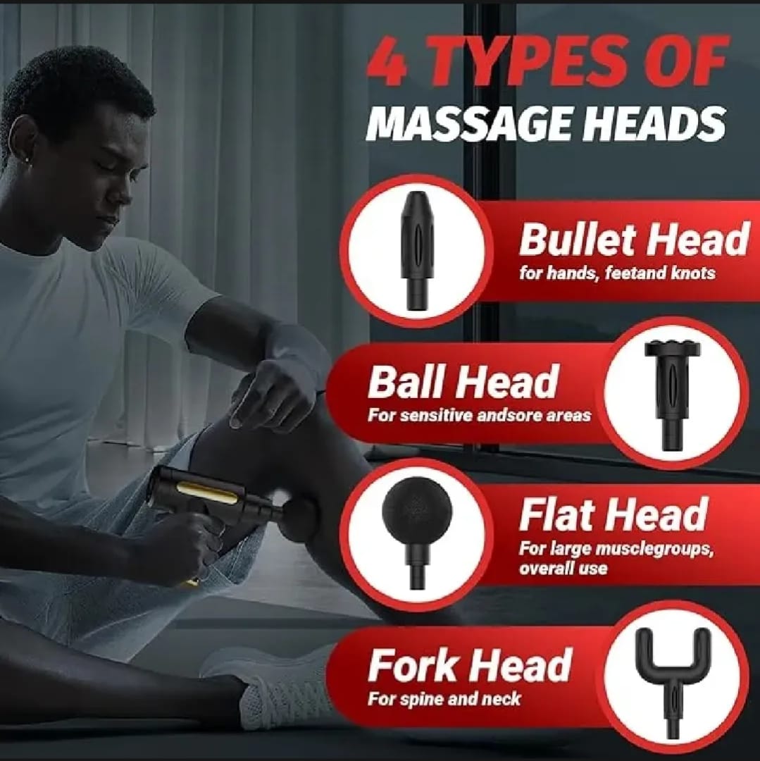Muscle Massage Gun with 4 Heads FH-820