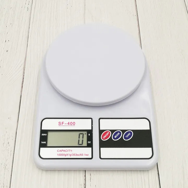 SF-400 Digital Kitchen Scale – High-Precision Electronic Food Weight Balance Machine (10kg/1g) for Cooking & Baking